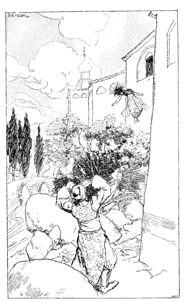 qi Beheld Her Fair Form in the Air, Falling Down The Giddy Height.