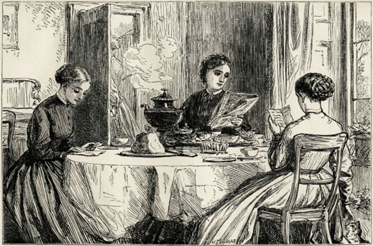 She read the beginning—