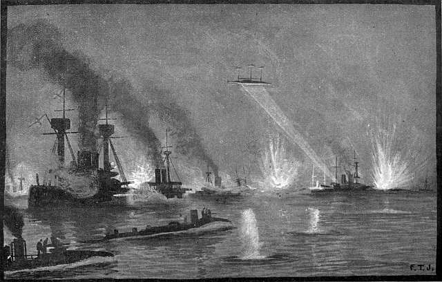 On the water the results of the air-ships