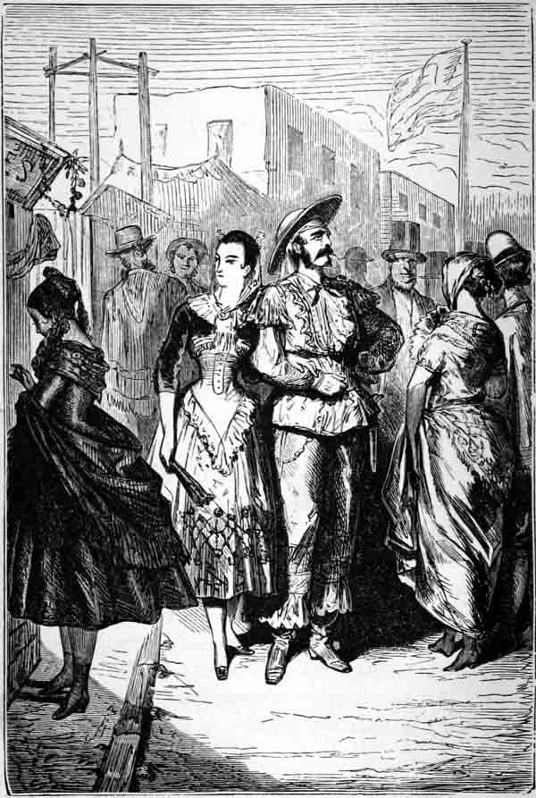 Illustration: AN INNUMERABLE MULTITUDE COVERED THE PRAIRIE ROUND STONE
