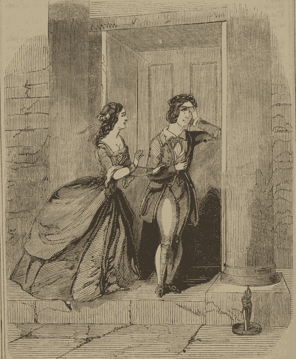 Johanna Disguised As A Boy, Is Found Weeping By Arabella, Near St. Dunstan